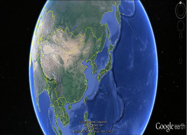 구글어스군산위치