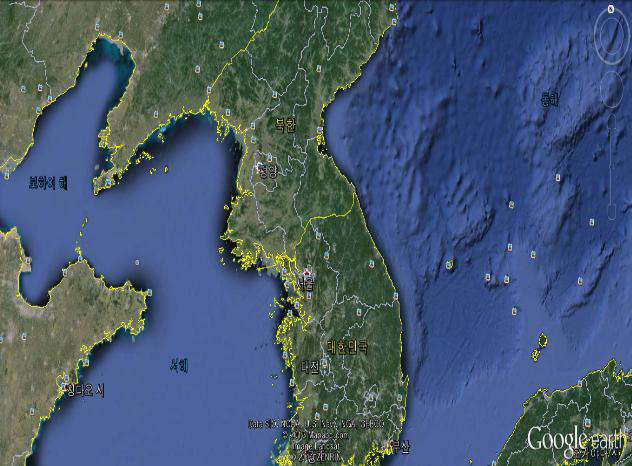 구글어스군산위치