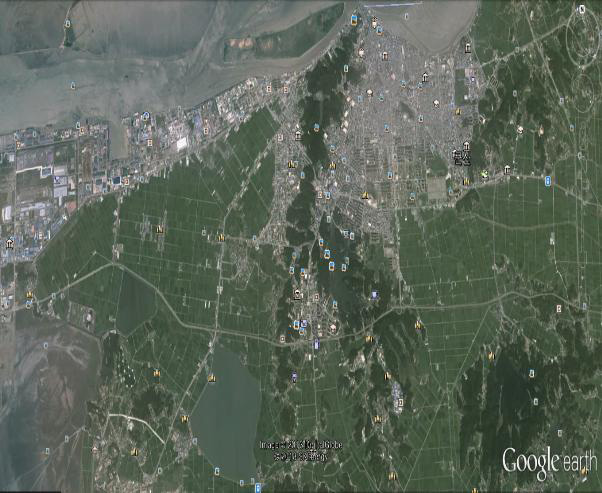 구글어스군산위치