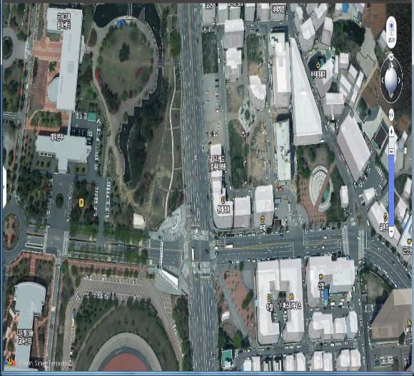 구글어스군산위치